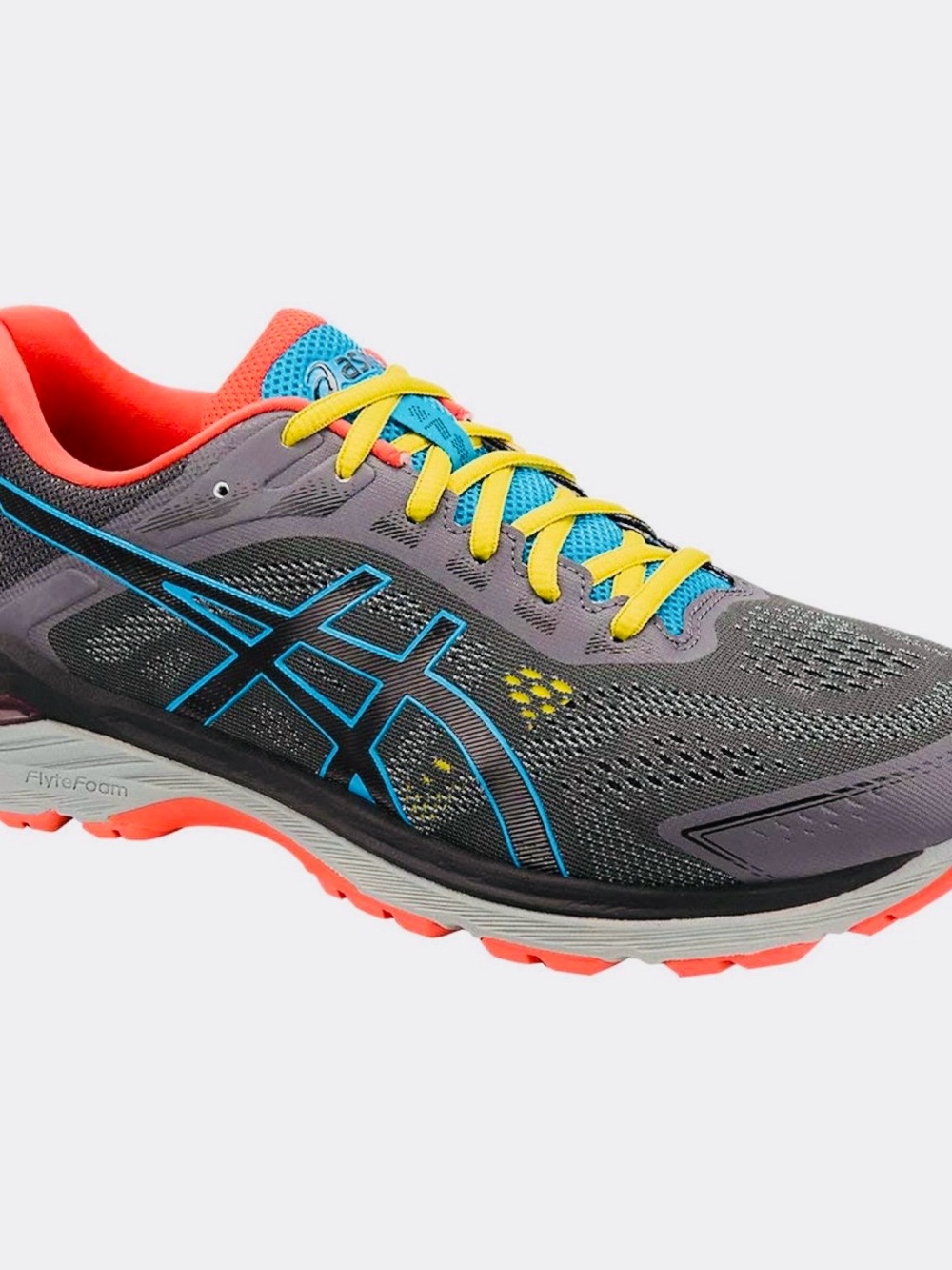 ASICS FlyteFoam GT 2000 7 Trail Men’s Running in the dark/black colorway size 11